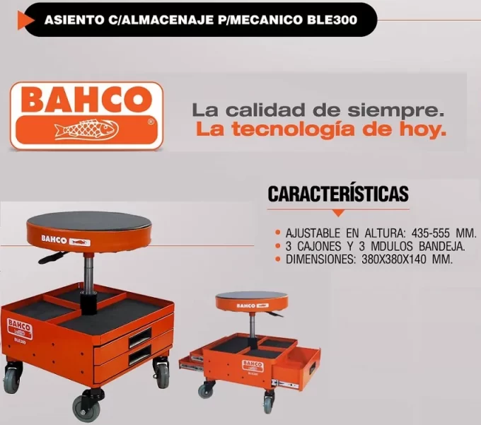 BANCO BAHCO C/RUEDAS BLE300 - Image 3