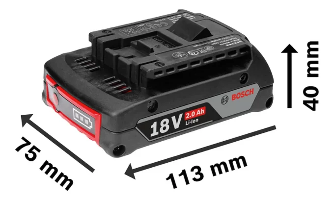 BOSCH 18V KIT STARTER 2 BAT*2AH+CARGADOR 2AH - Image 3