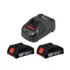 BOSCH 18V KIT STARTER 2 BAT*4AH+CARGADOR 8AH