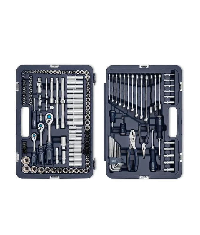 JUEGO BREMEN BOCALLAVE 160 PZ  1/2"-1/4"+ LL.COMB